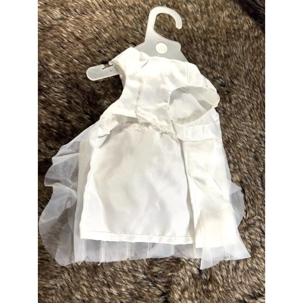 XS White Wedding‎ Dress & Veil Set NWT (Orig. $15)
